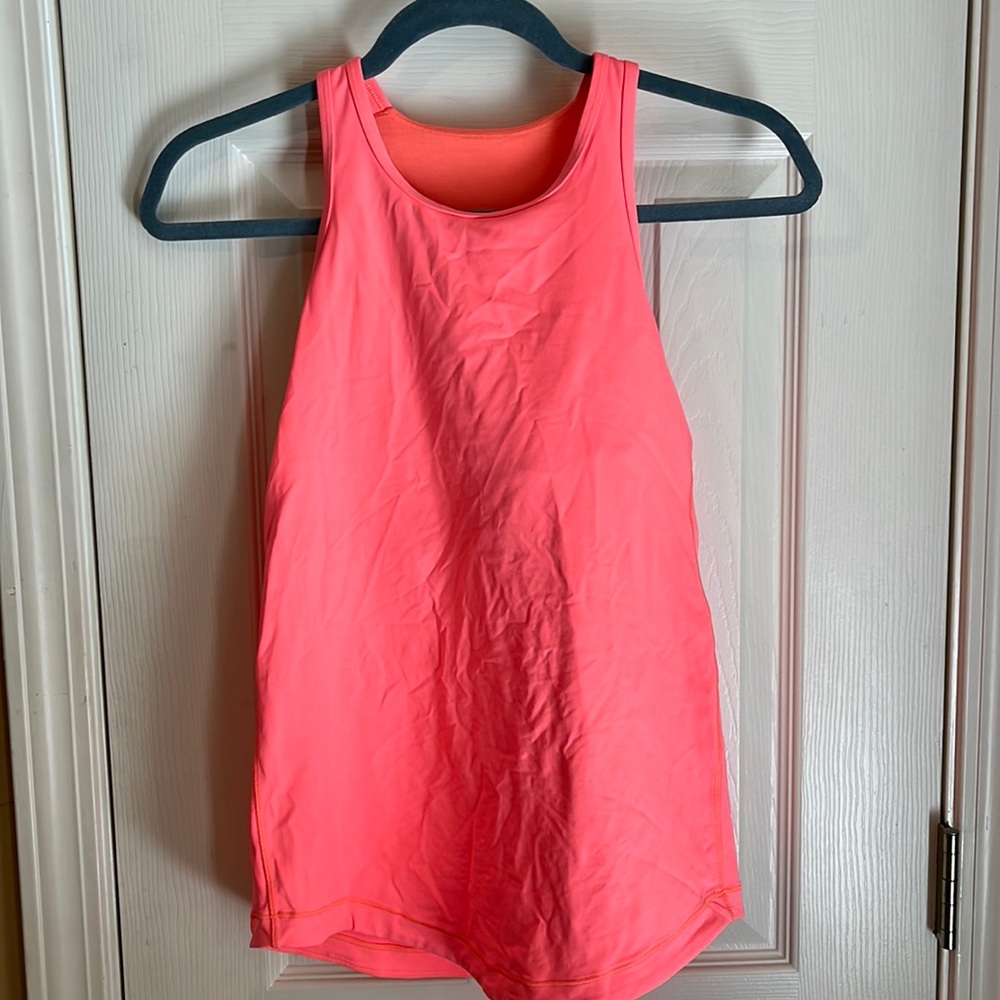 Orange Lululemon tank top